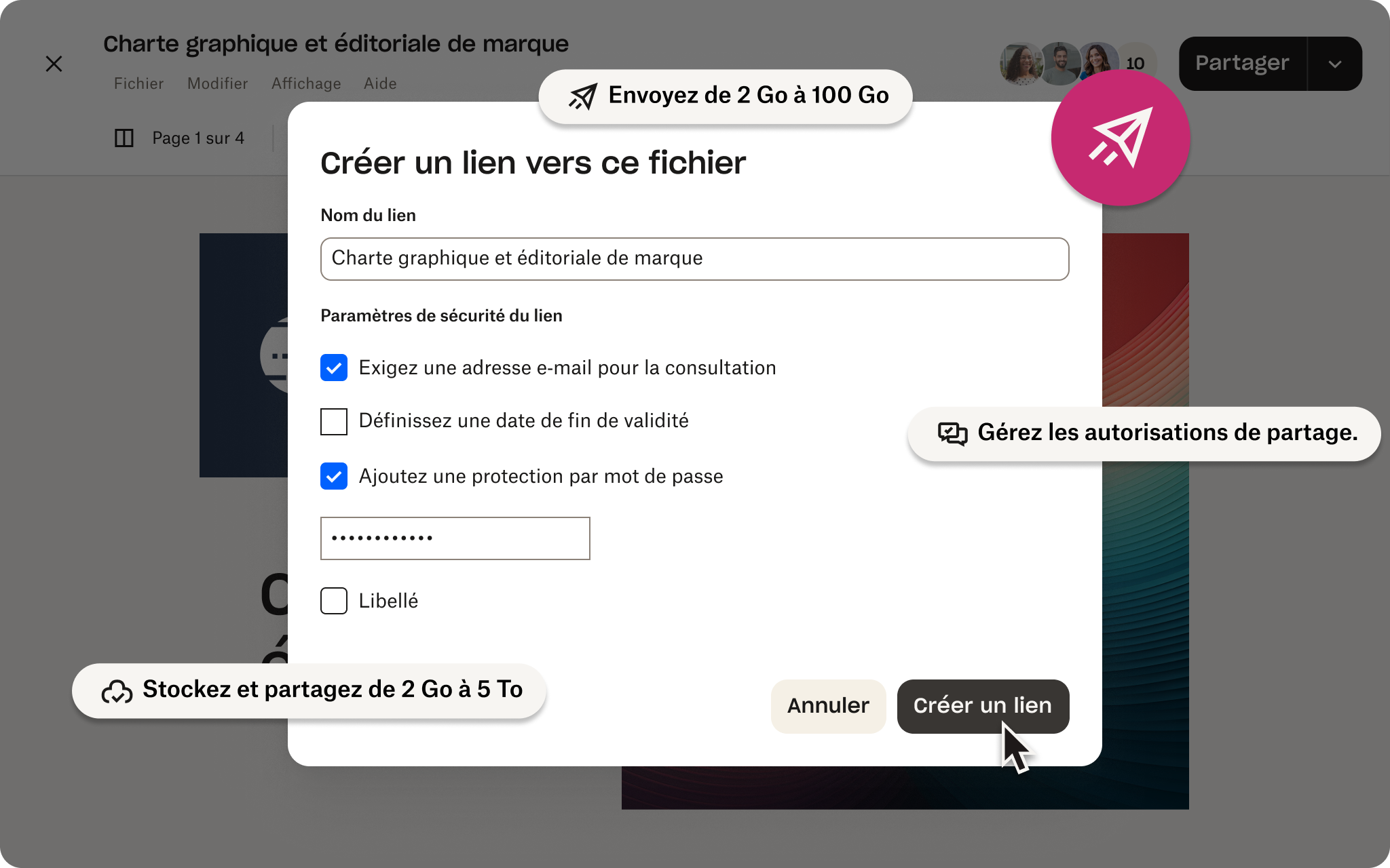 Une interface utilisateur d’envoi de fichiers sur Dropbox aux multiples avantages