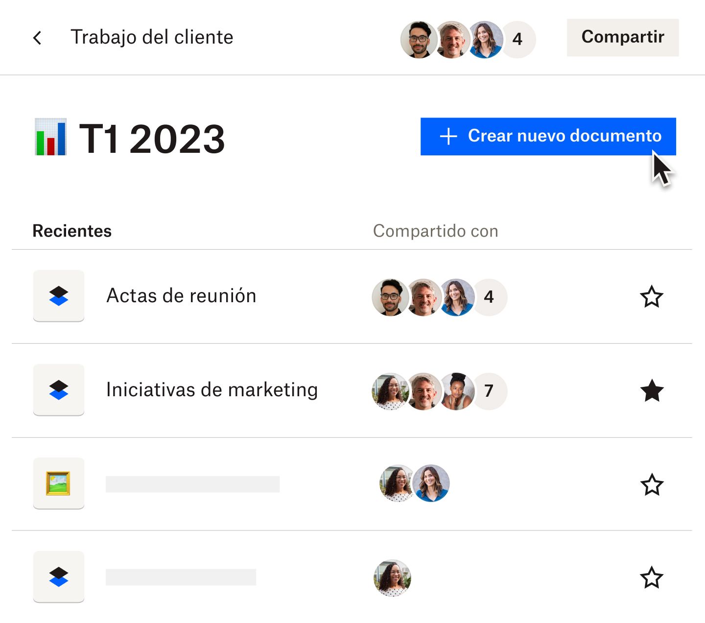 Seguimiento del progreso con la función de información sobre lectores en Dropbox Paper