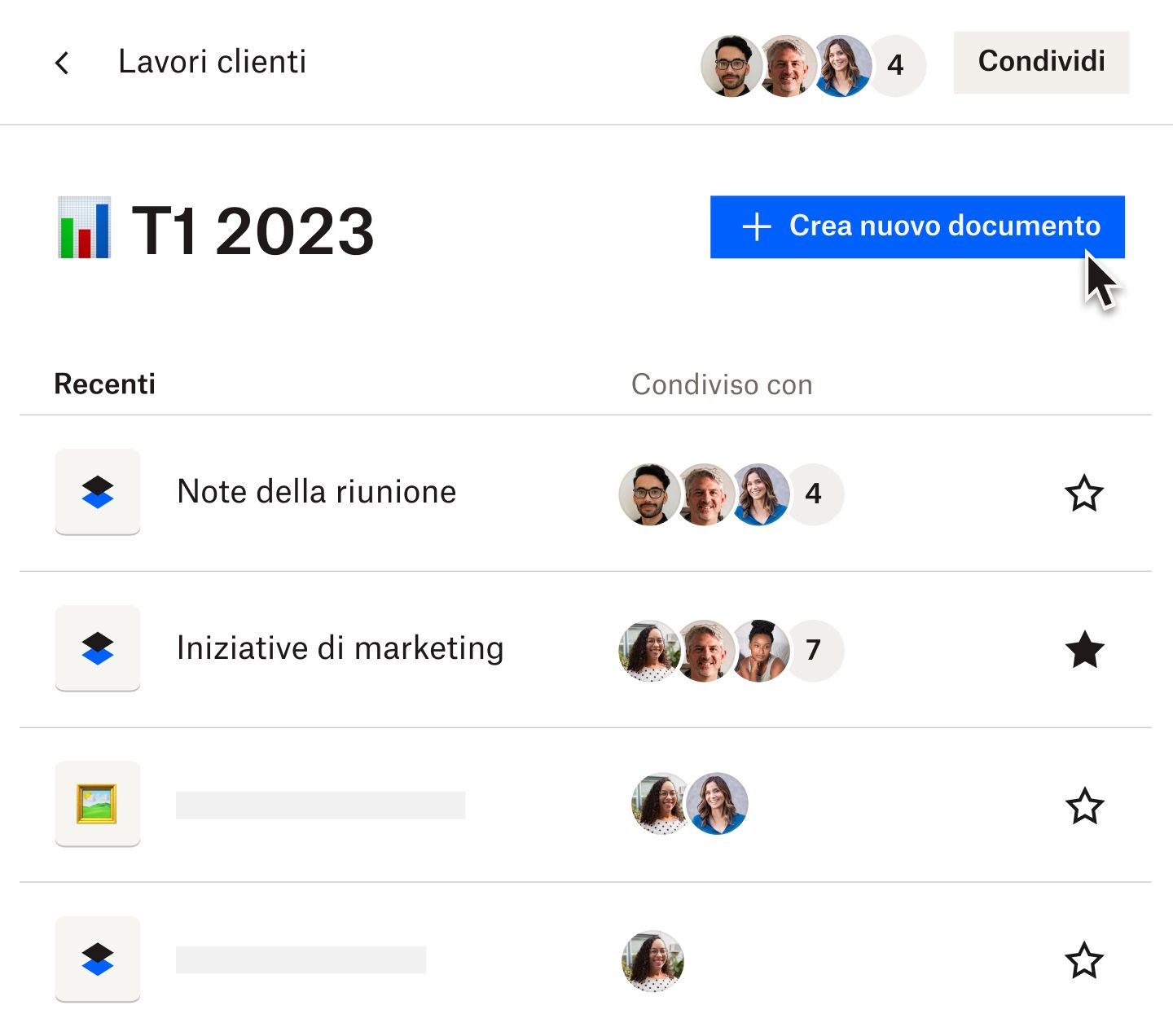 Monitoraggio dell’avanzamento con la funzionalità Informazioni sul visualizzatore di Dropbox Paper