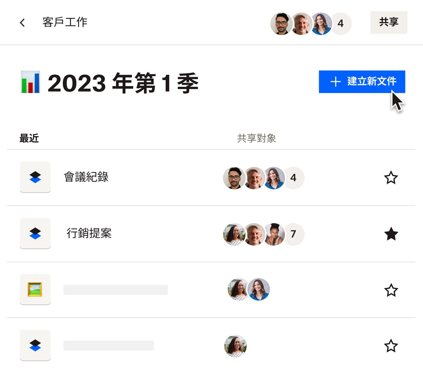 使用 Dropbox Paper 的瀏覽者資訊功能追蹤進度