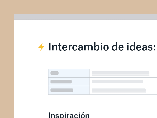 Plantilla para lluvia de ideas