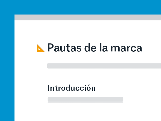 Plantilla de pautas de marca