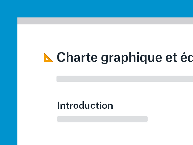 Modèle de charte graphique et éditoriale de marque