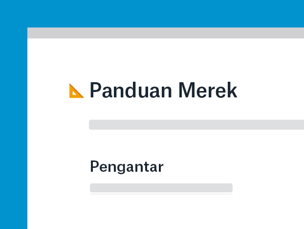 Templat panduan merek