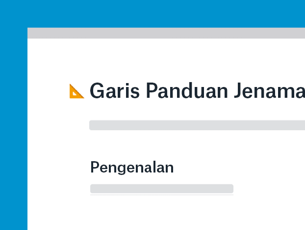 Templat garis panduan penjenamaan