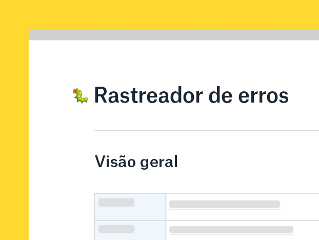 Modelo de rastreador de bugs