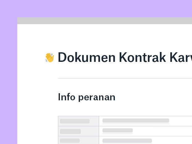 Templat dokumen perekrutan
