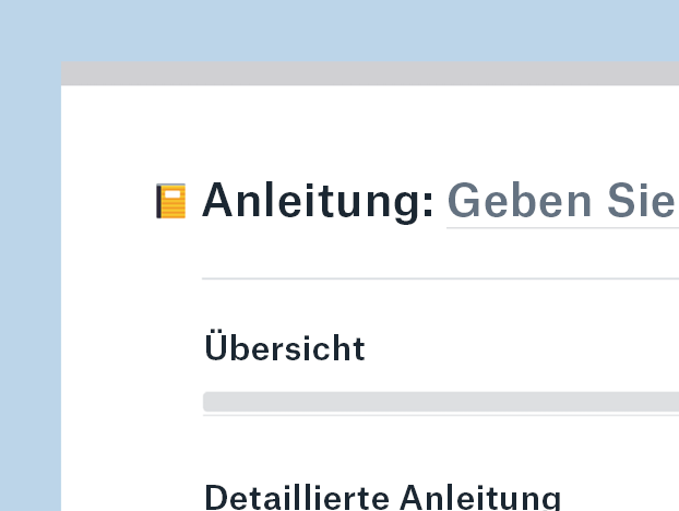 Wissensdatenbank – Vorlage