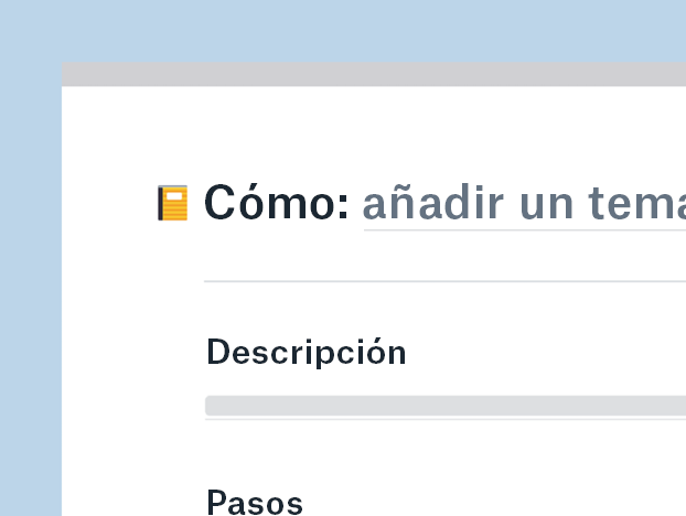 Plantilla de base de conocimiento