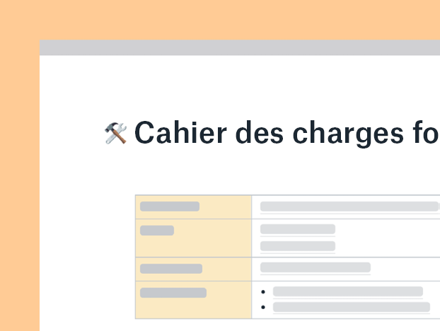 Modèle de cahier des charges fonctionnel