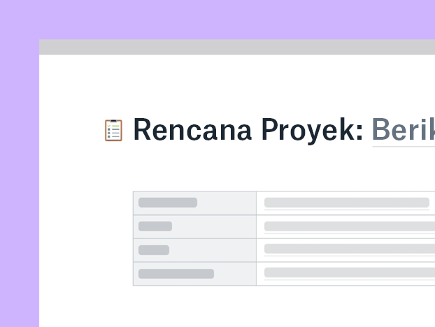 Templat rencana proyek