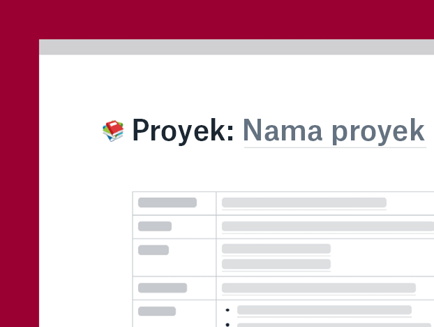 Templat rencana proyek sekolah