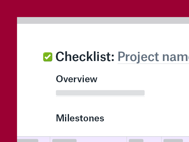 Checklists in Dropbox Paper.