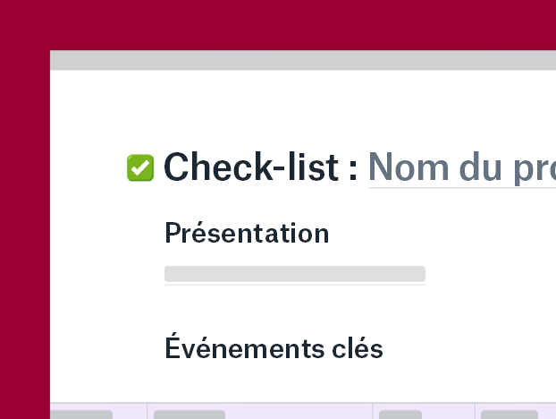 Liste de tâches dans Dropbox Paper.