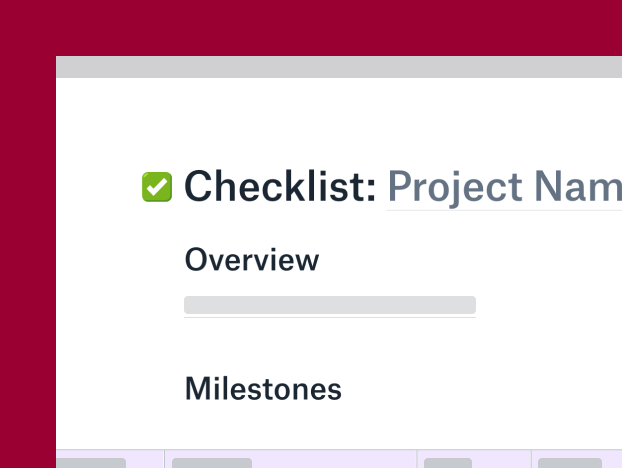 Checklists in Dropbox Paper.