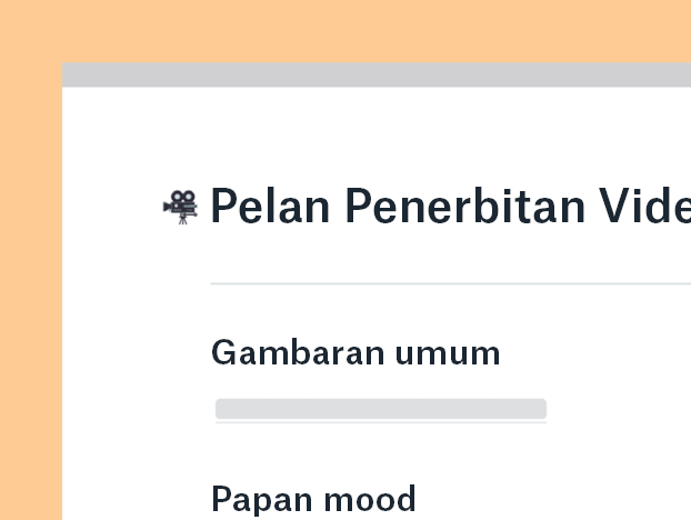 Templat pelan pengeluaran video