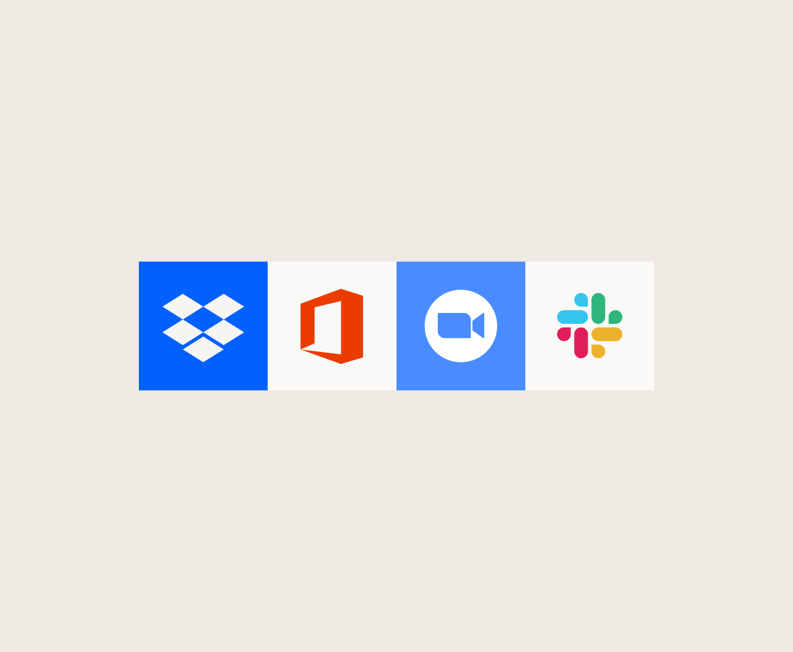 Logos de socios de Dropbox