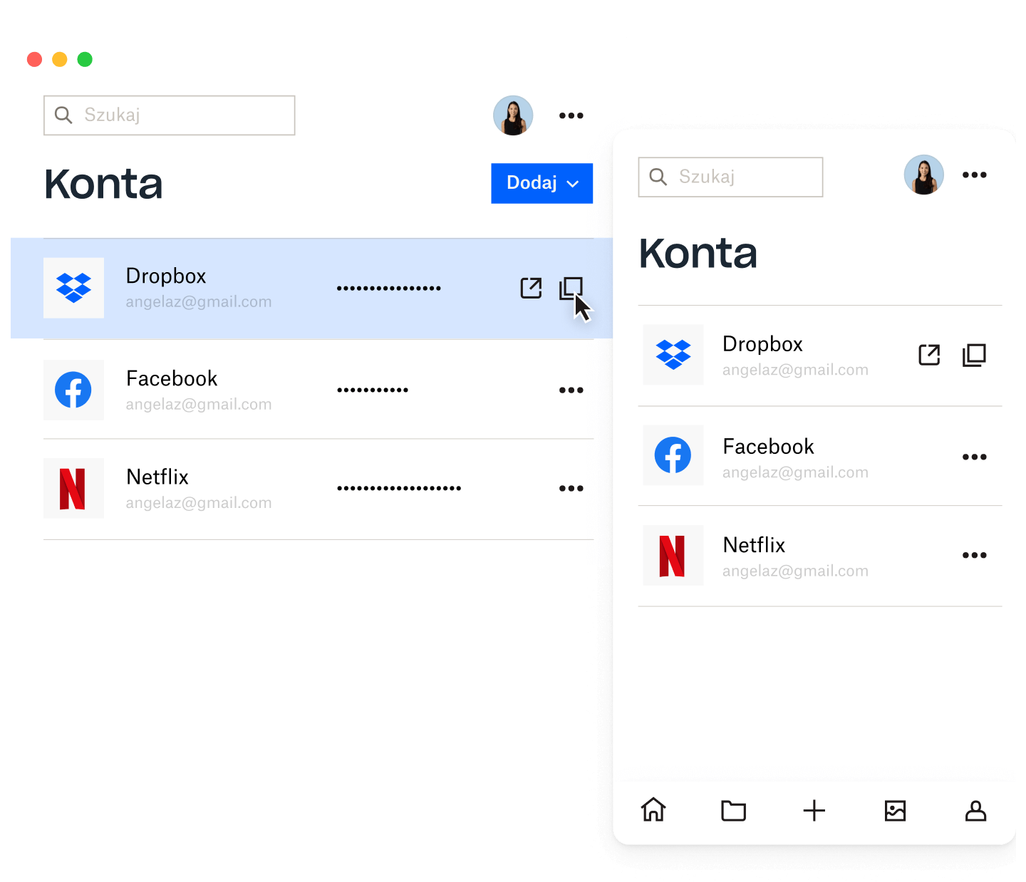 Obrazek przedstawiający porządkowanie plików i zapisywanie ich w Dropbox