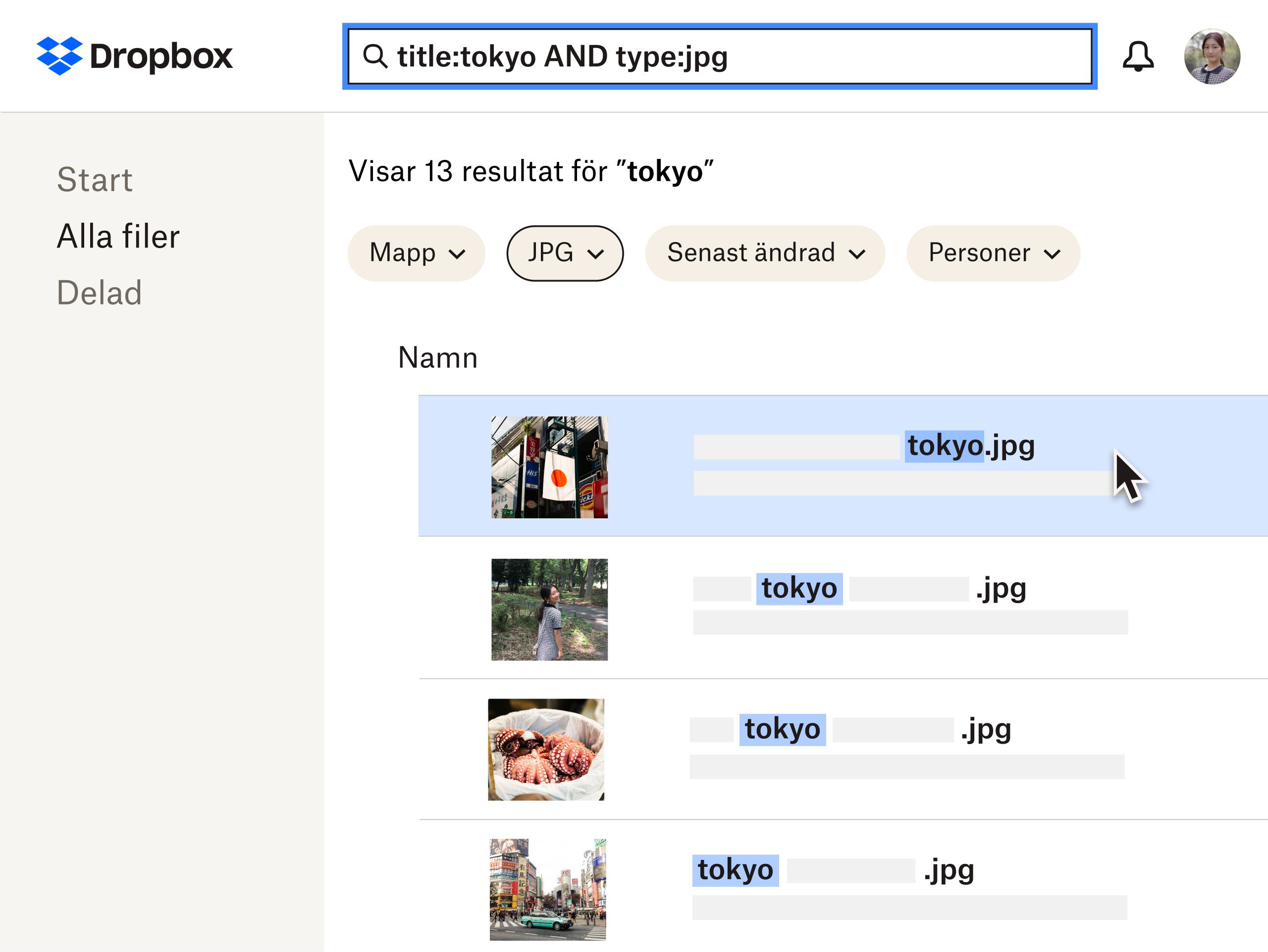 Använd två sökfilter samtidigt
