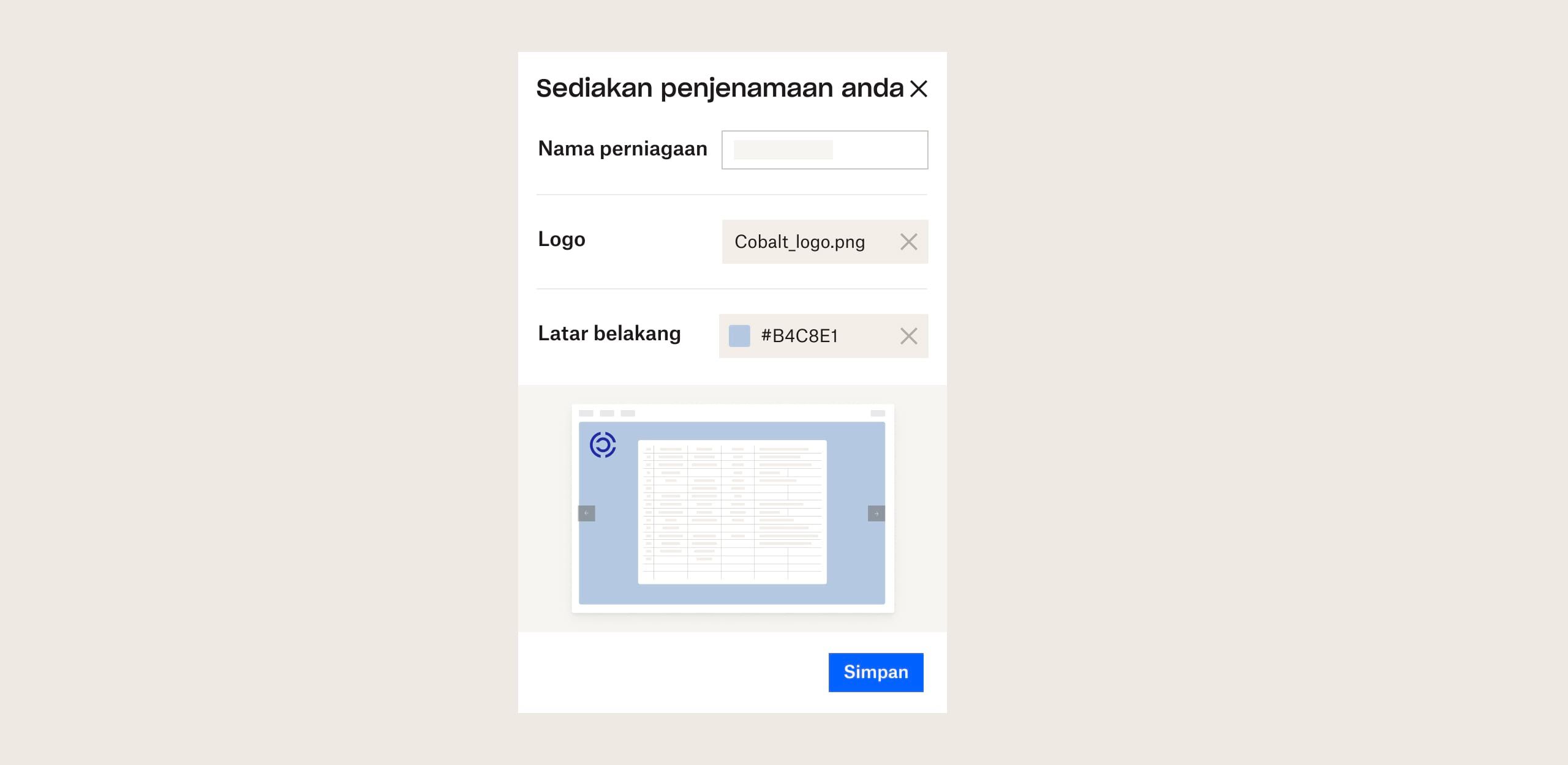 Seorang pengguna pratonton perubahan kepada perkongsian berjenama fail dalam Dropbox