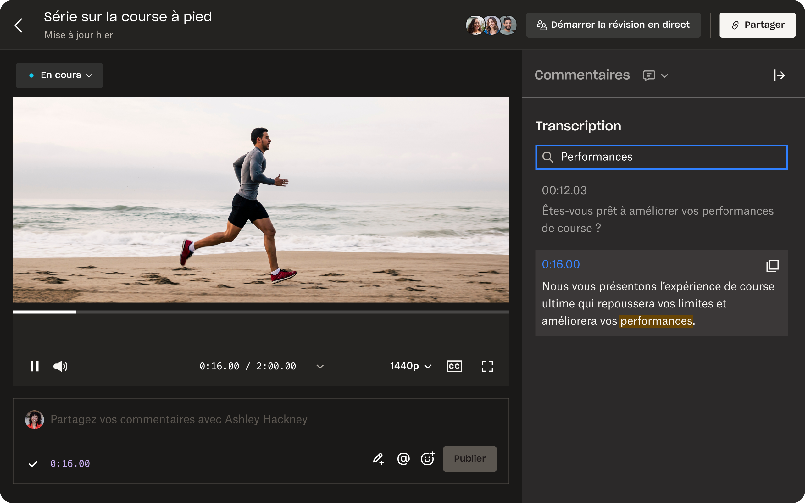 Écran Dropbox Replay montrant les fonctionnalités de base et avancées de l’outil