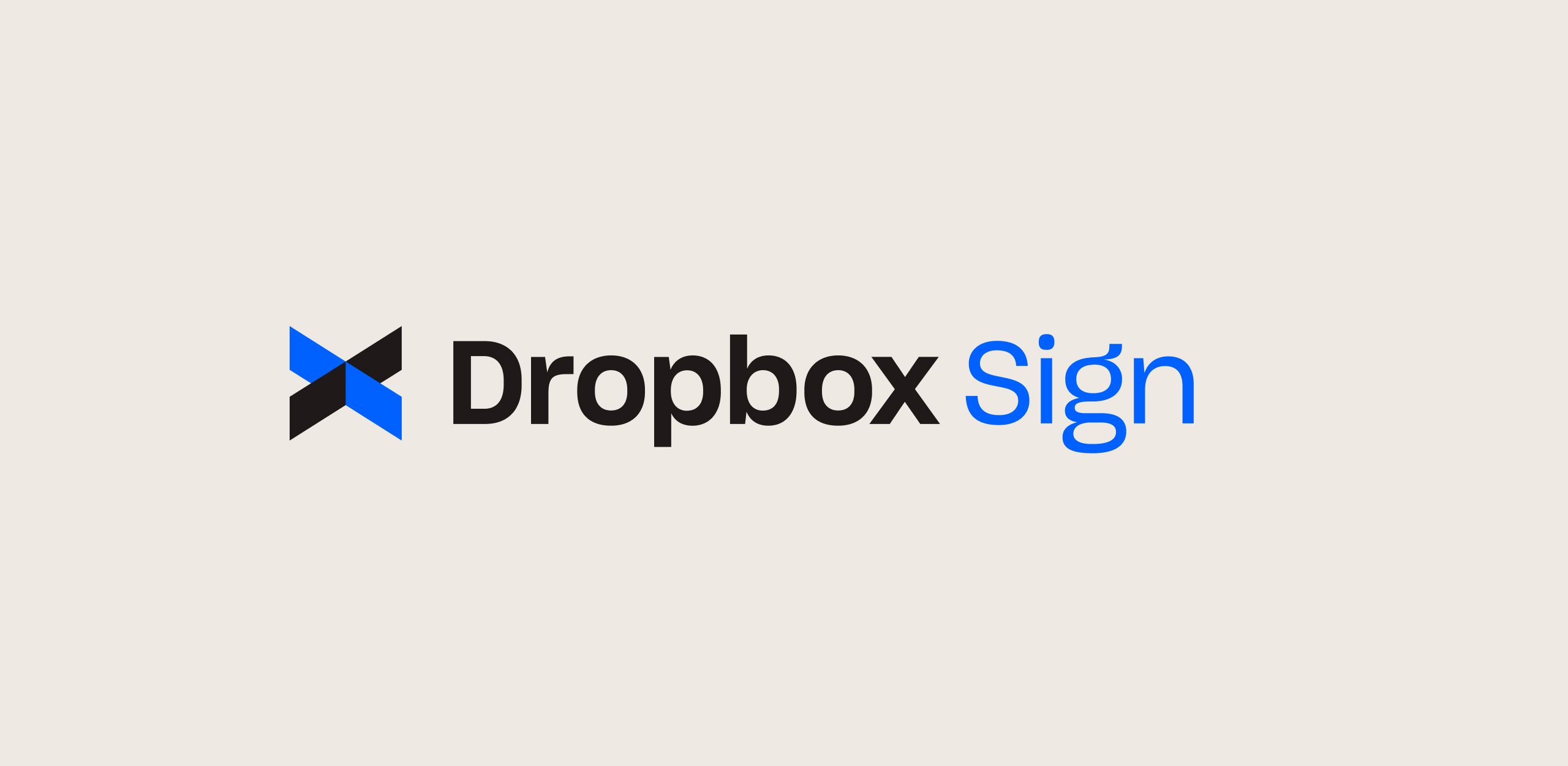 Dropbox Sign 標誌
