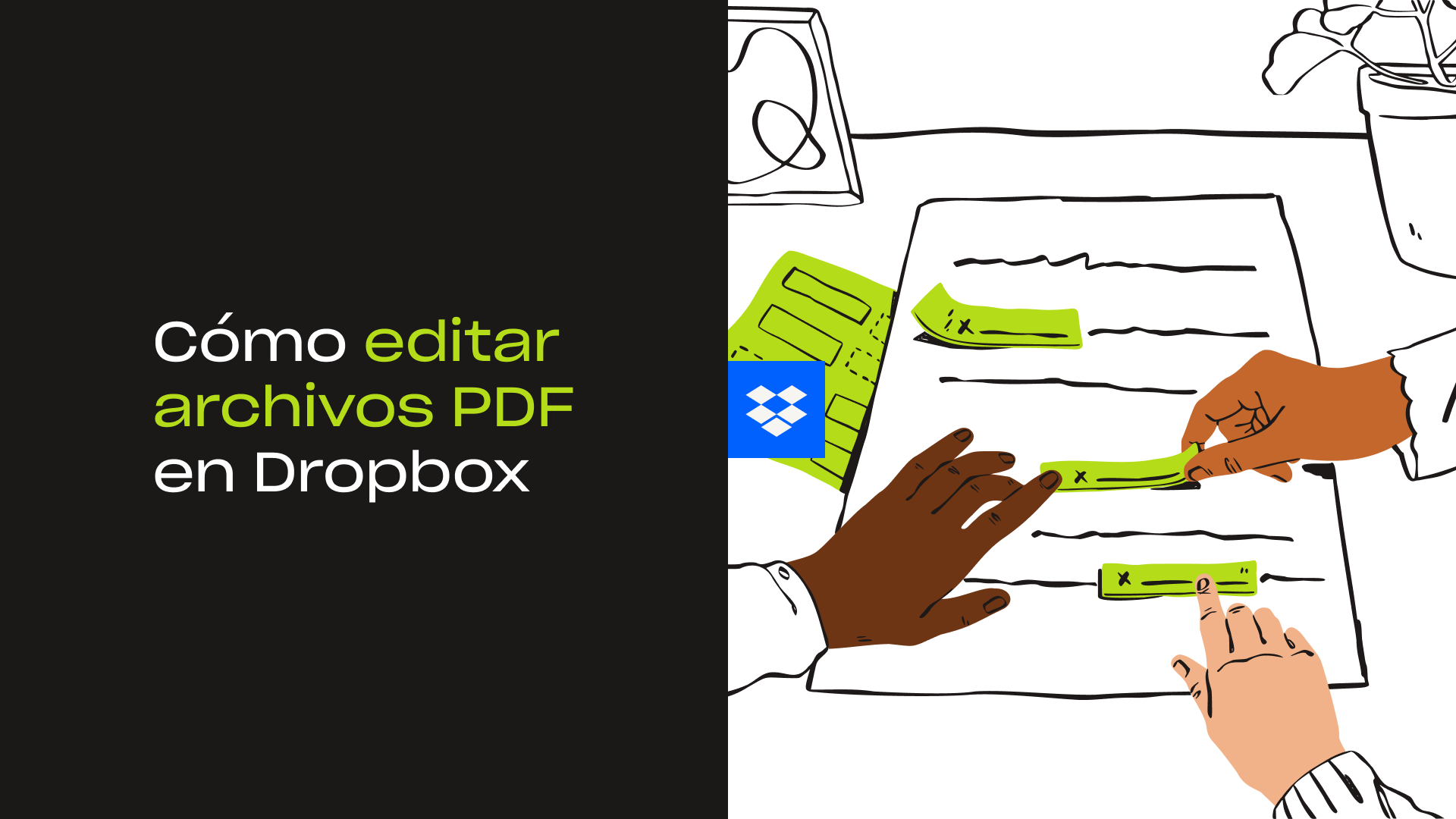 Un video en el que se explica cómo editar los archivos PDF en Dropbox.