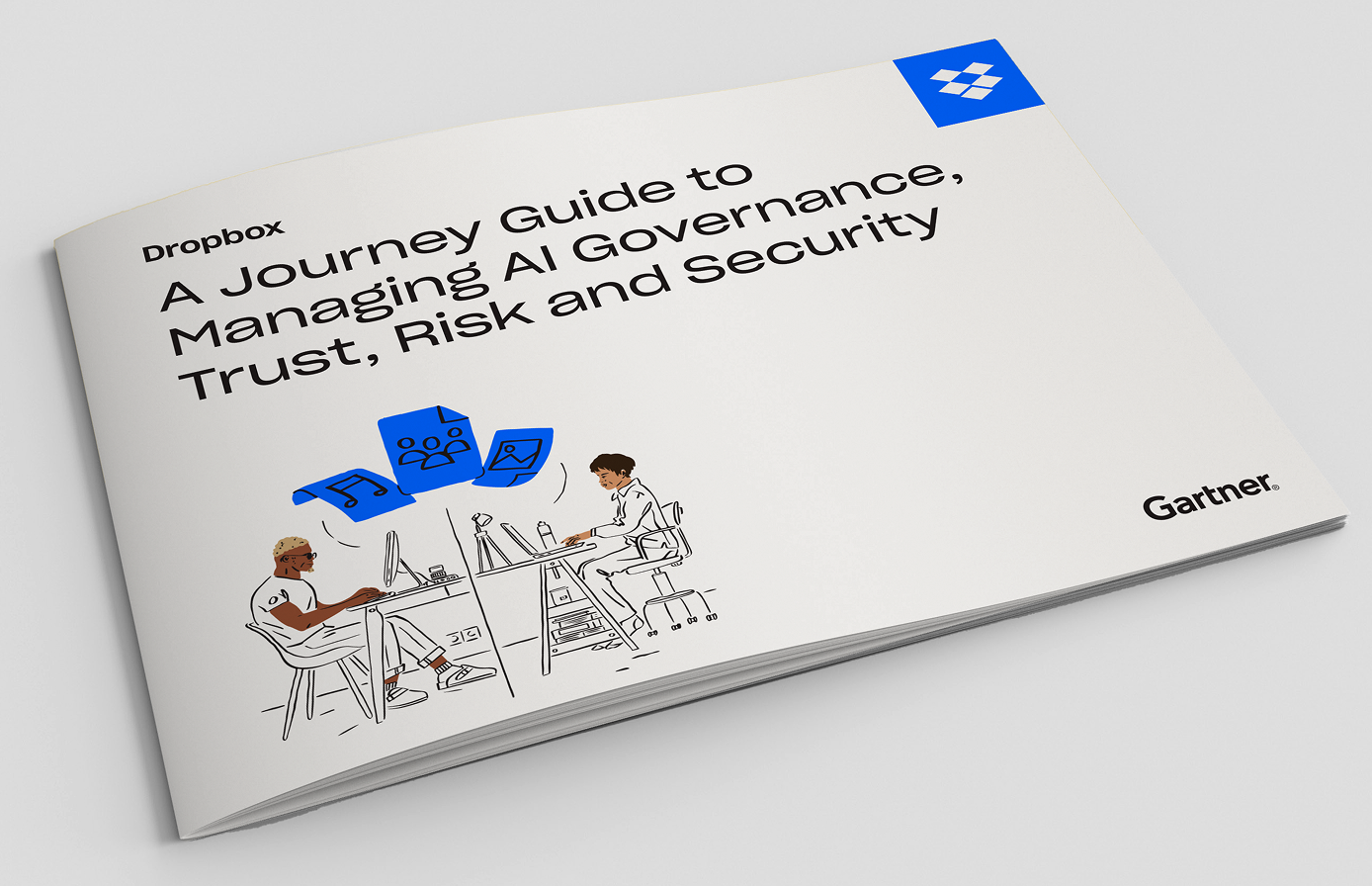 A journey guide to managing ai governance report cover.