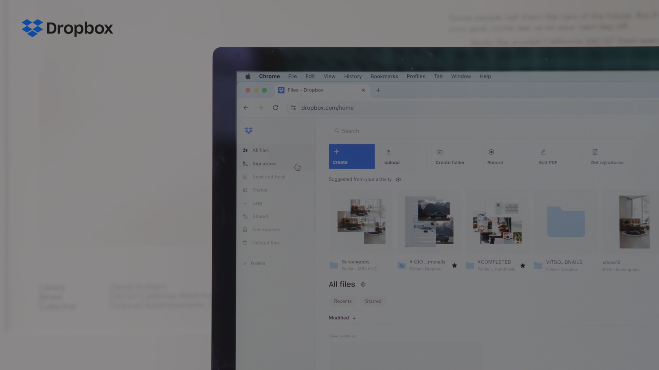 Recursos de segurança no Dropbox