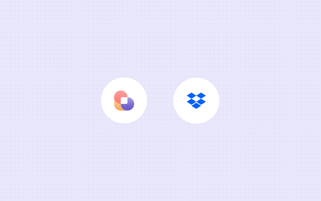 Logos de Bardeen y Dropbox